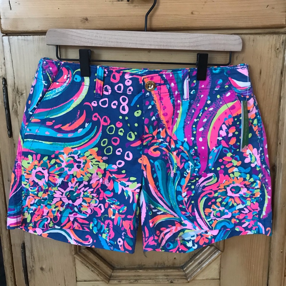 Lilly Pulitzer Multi Beach Loot Willis Shorts 6